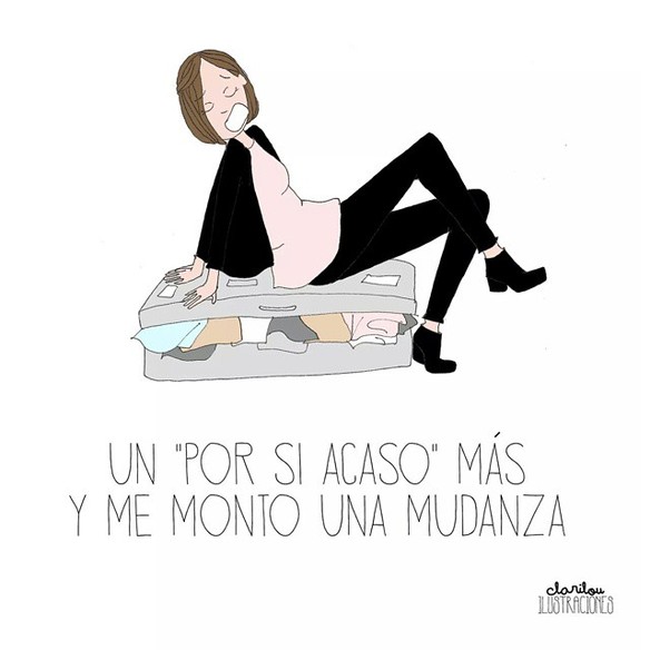 Ilustraciones divertidas sobre mujeres