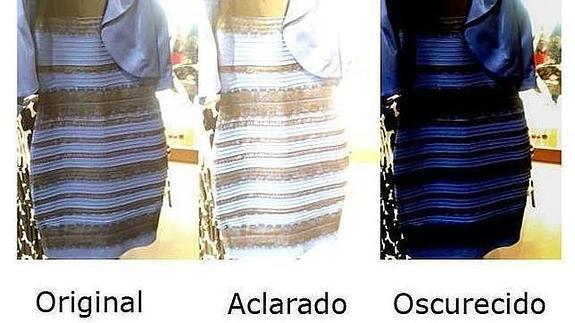 Explicación del vestido que cambia de color
