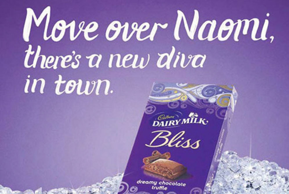 Naomi Campbell enfadada con Cadbury por un anuncio racista