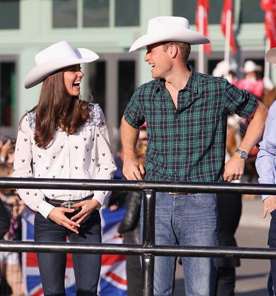 Kate Middleton con estilo cowboy