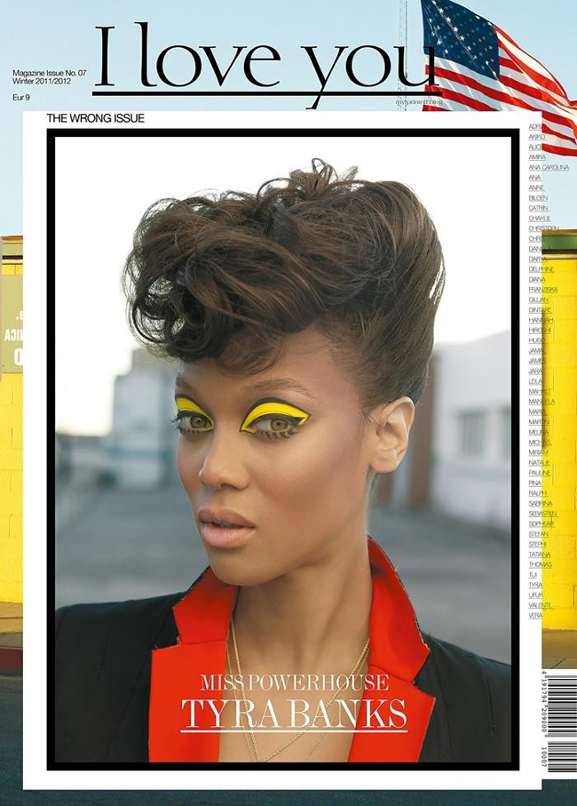 Tyra Banks en su primera portada tras tres años con sombras amarillas