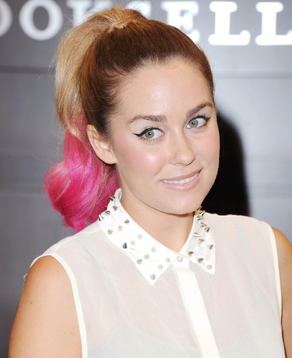 Lauren Conrad llega ahora con lo de ponerse las puntas rosas, ¡a buenas horas!