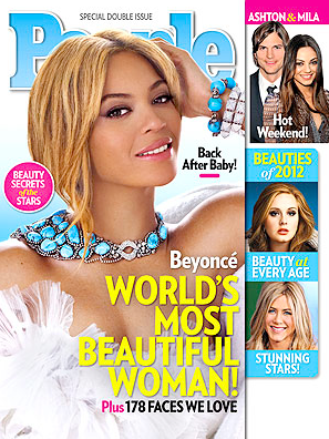 Beyonce encabeza la lista de las mujeres más guapas del 2012