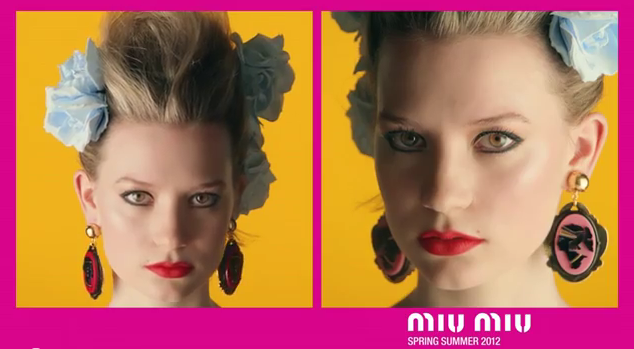 Mira el vídeo promocional de Miu Miu P/V 2012 con Mia Wasikowska