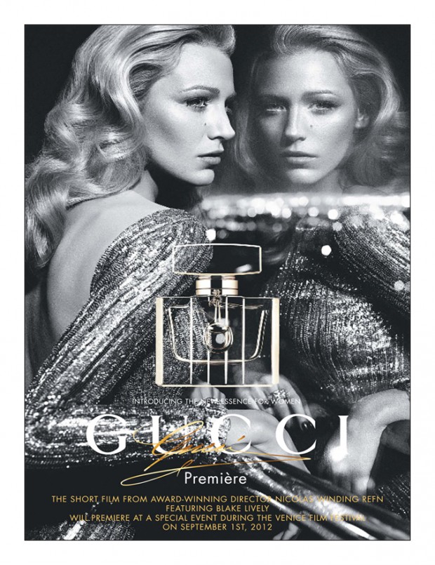 Ya tenemos la primera imagen de Blake Lively como imagen de Gucci Première