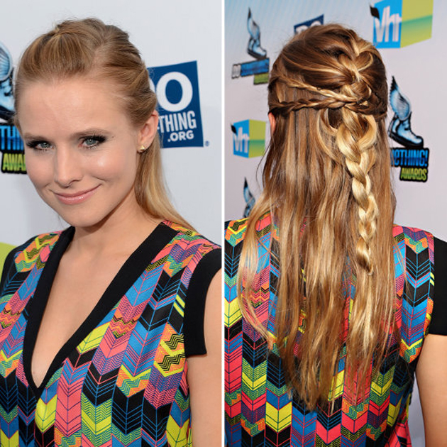 El intrincado peinado que Kristen Bell llevó a los Do Something Awards