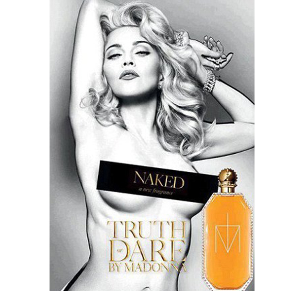 Madonna se desnuda para el anuncio de su perfume 