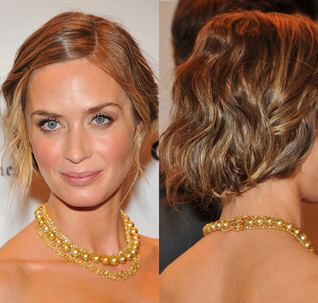 Emily Blunt con moño informal en los Premios del Cine Independiente 