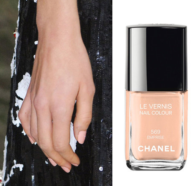Este fue el esmalte que se empleó en el desfile alta costura primavera 2013 de Chanel 