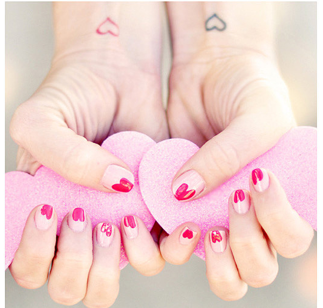 Especial manicuras para San Valentin 