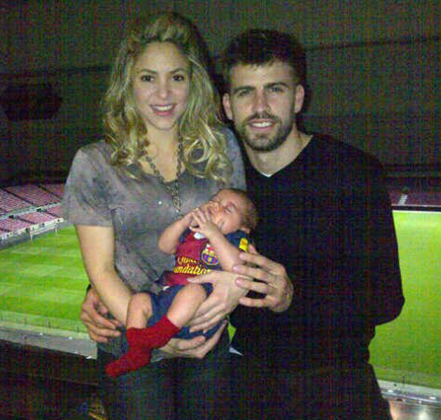 Milan Piqué Mebarak, el hijo de Gerard Piqué y Shakira ya ha estado en el Camp Nou 