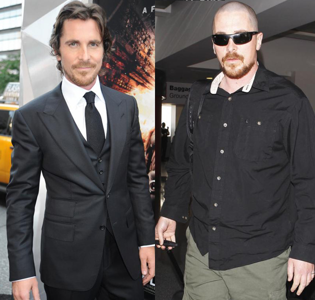 Christian Bale se rapa la cabeza  