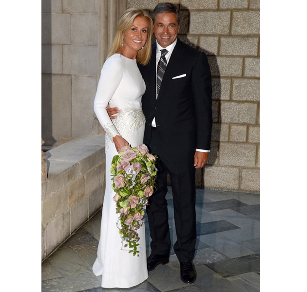 Así fue el vestido de novia de la propia Rosa Clará 