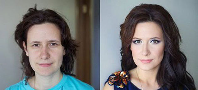 Las mejores fotos de antes y después de maquillar 