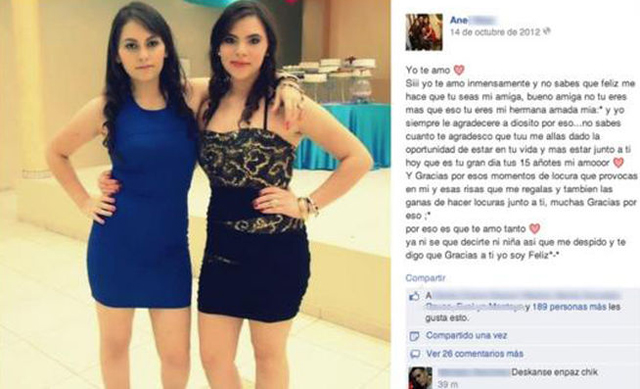Asesina a su amiga por publicar unas fotos en Facebook