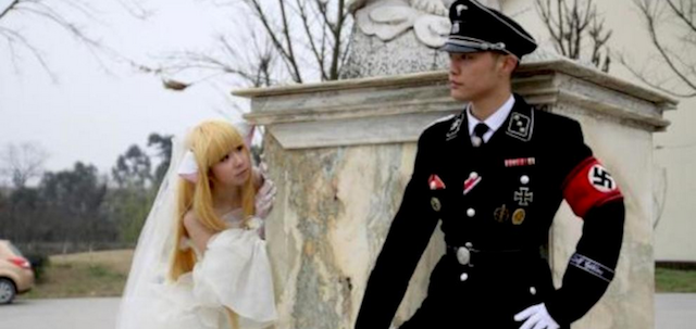 La moda de las bodas nazis en Asia