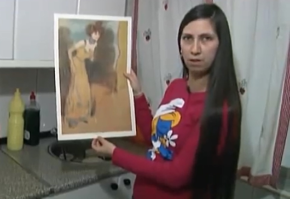 mujer encuentra picasso real