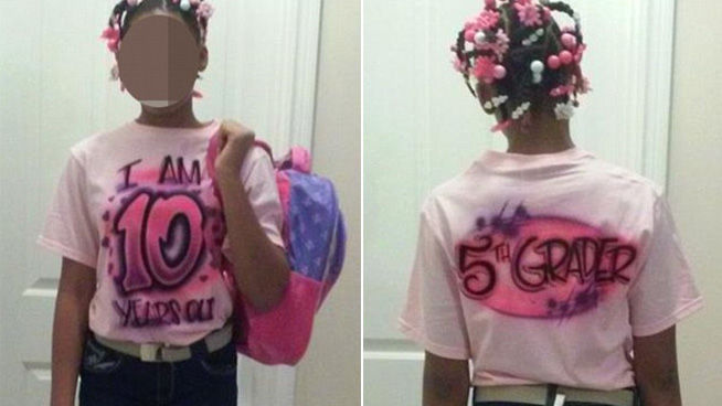 Un padre obliga a su hija a llevar ropa infantil por hacerse pasar por una chica mayor en Facebook