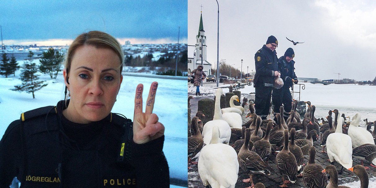 instagram de la policía de reykjavik