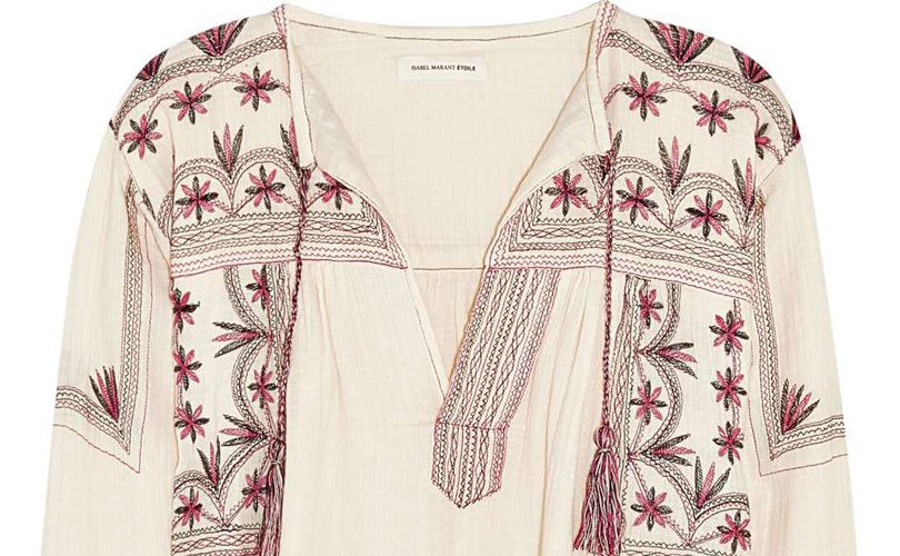 plagio isabel marant blusa indigena