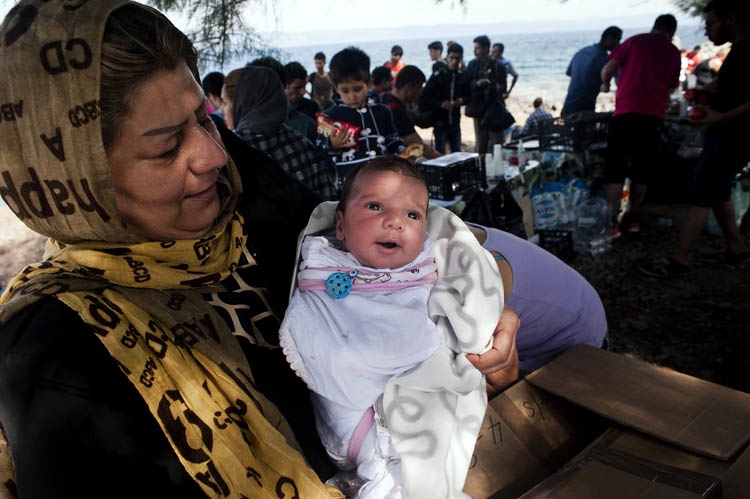 bebes refugiados sirios