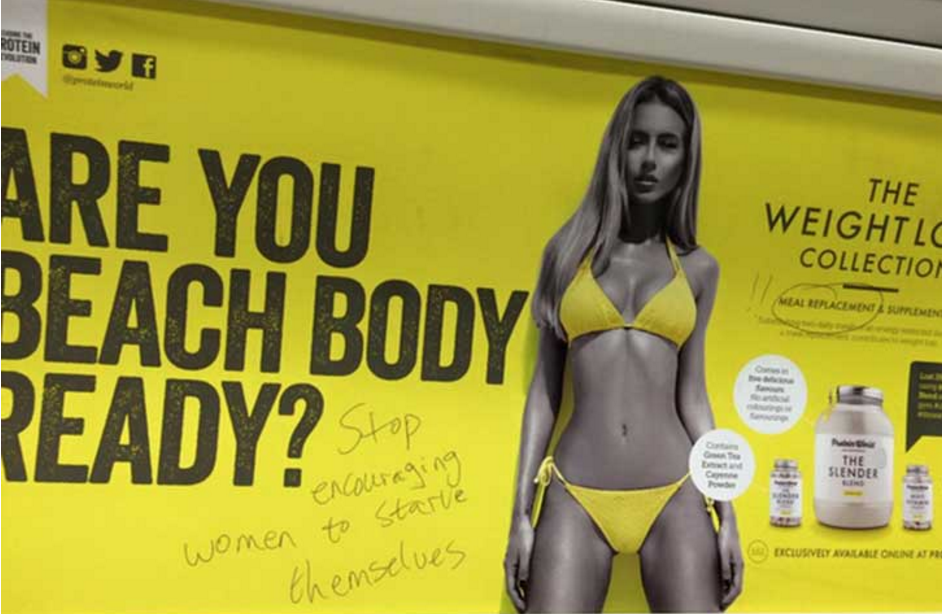Londres prohibe los anuncios con cuerpos 'poco realistas' en el metro
