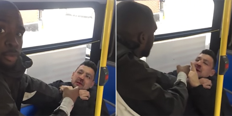 El vídeo viral de cómo un hombre defendió a una joven de un acosador