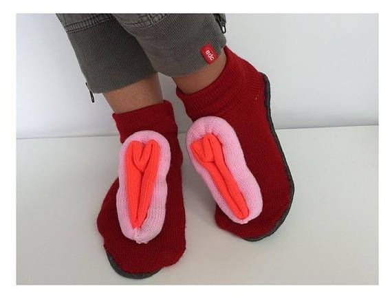 Las zapatillas de vaginas: lo más cómodo para estar en casa