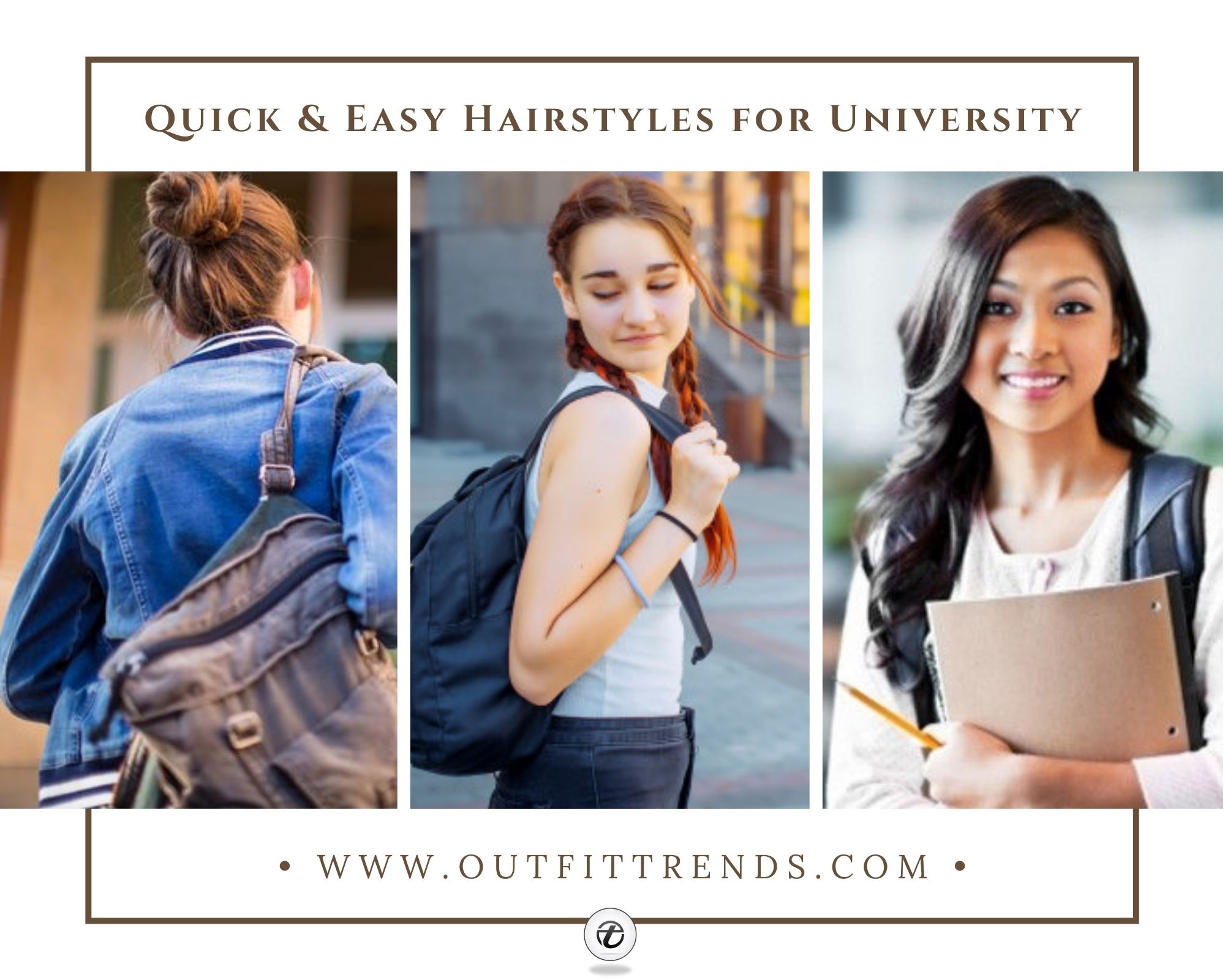 16 Peinados rápidos, fáciles y bonitos para las universitarias