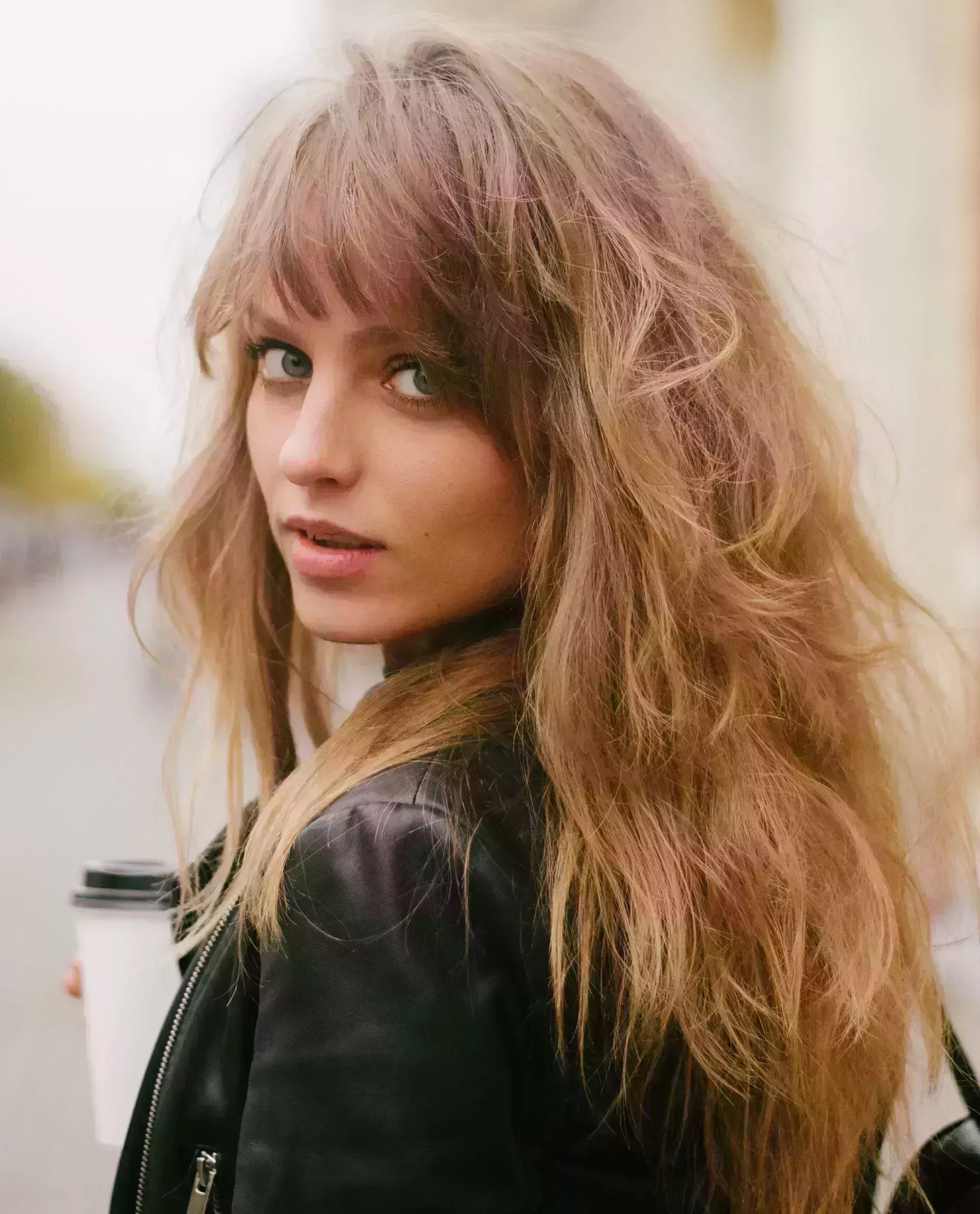 Tousled Layers with Bangs