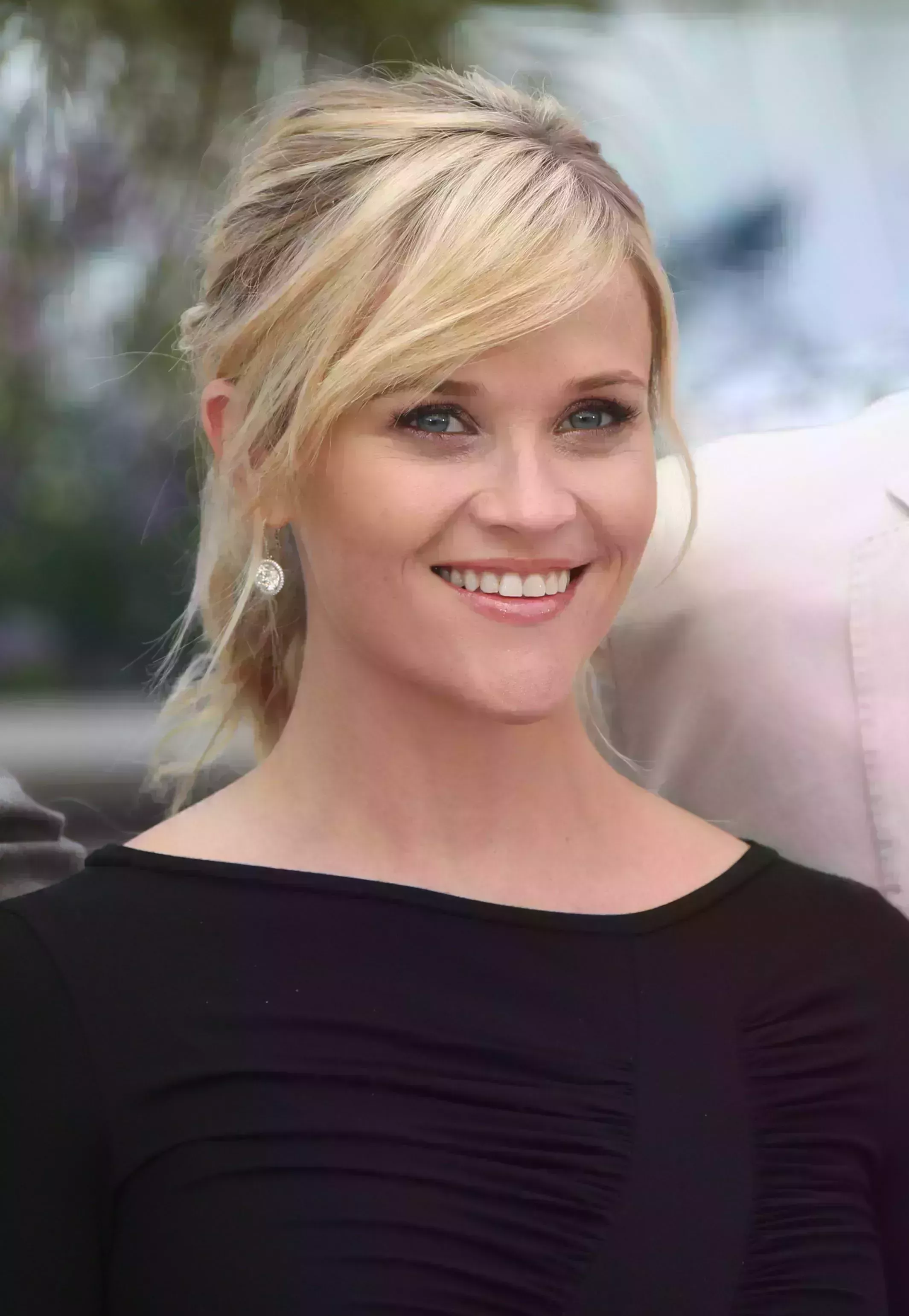 Reese Witherspoon’s Ponytail With Side Bangs