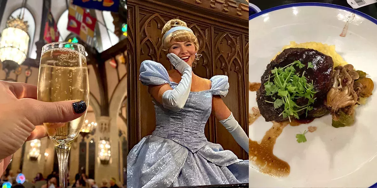 Mi familia de 4 personas gastó 290 dólares en una cena en Cinderella's Royal Table en Disney World, y valió la pena cada centavo