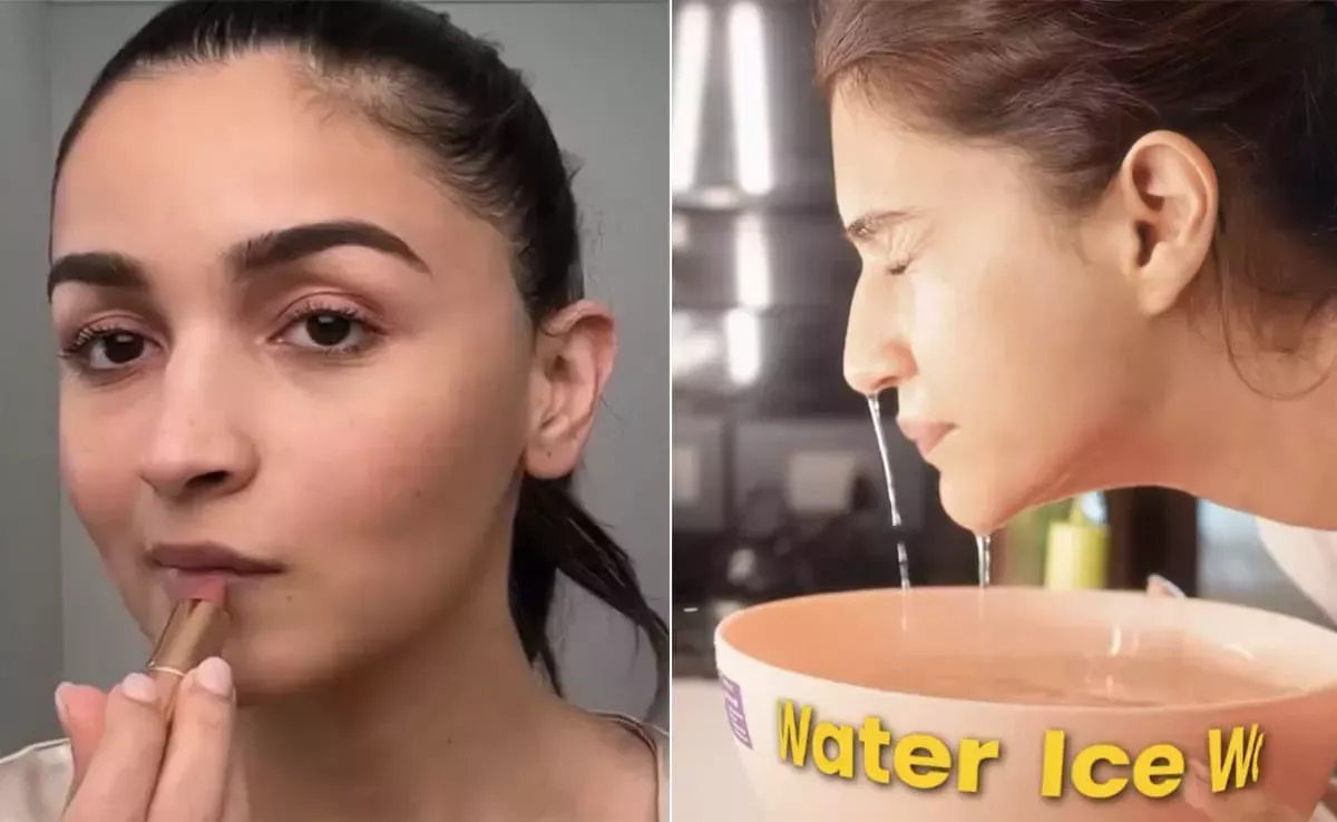 De Alia Bhatt's Viral Lipstick Hack a Kriti Sanon's Ice Dunking Routine, Here Are Top Celebrity Beauty Hacks Of 2023