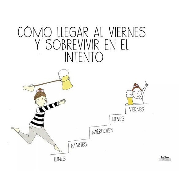 Ilustraciones divertidas sobre mujeres