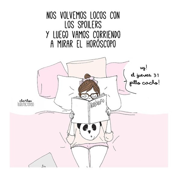 Ilustraciones divertidas sobre mujeres