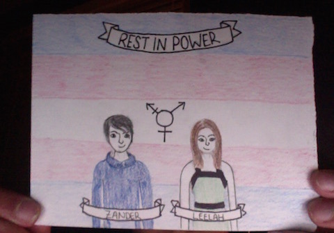 Apoyo en las redes a Zander #HisNameWasZander