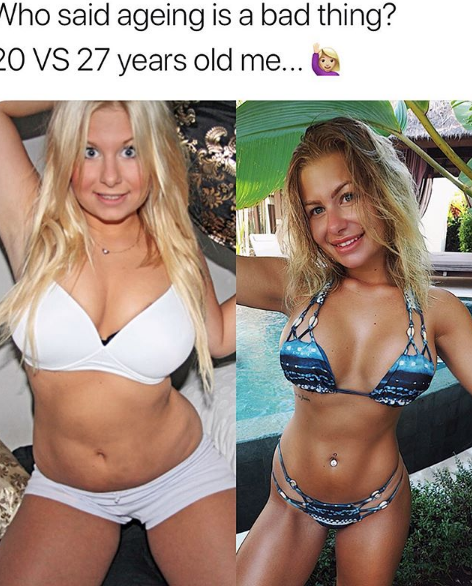 Chica adelgaza cambiando alcohol por agua