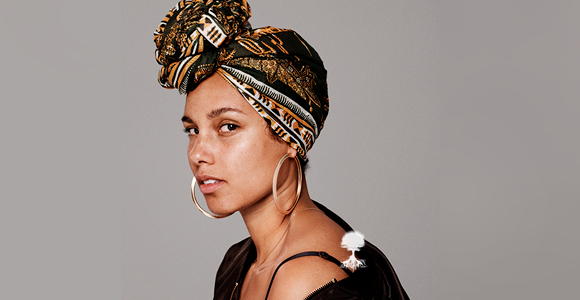 Alicia Keys sin maquillaje