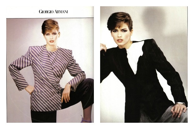 Diseños históricos de Armani 