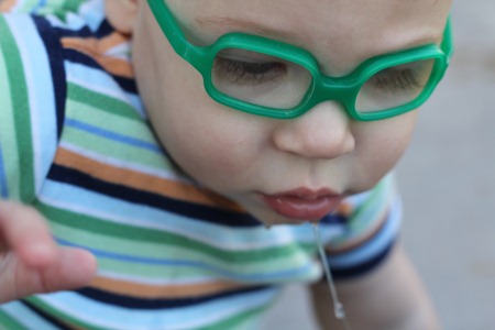 bebés adorables con gafas