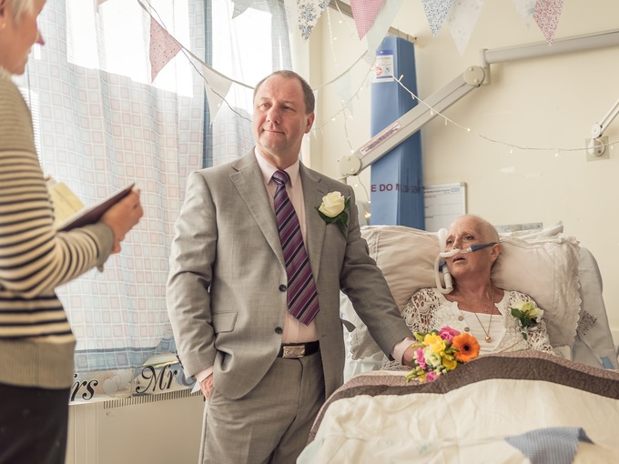 Boda sorpresa antes de morir