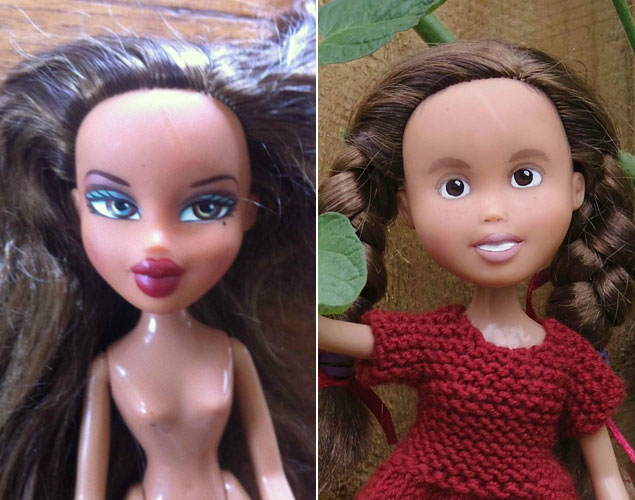 Bratz sin maquillaje