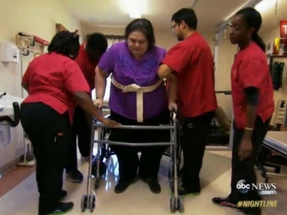 Cambio de la mujer más obesa del mundo