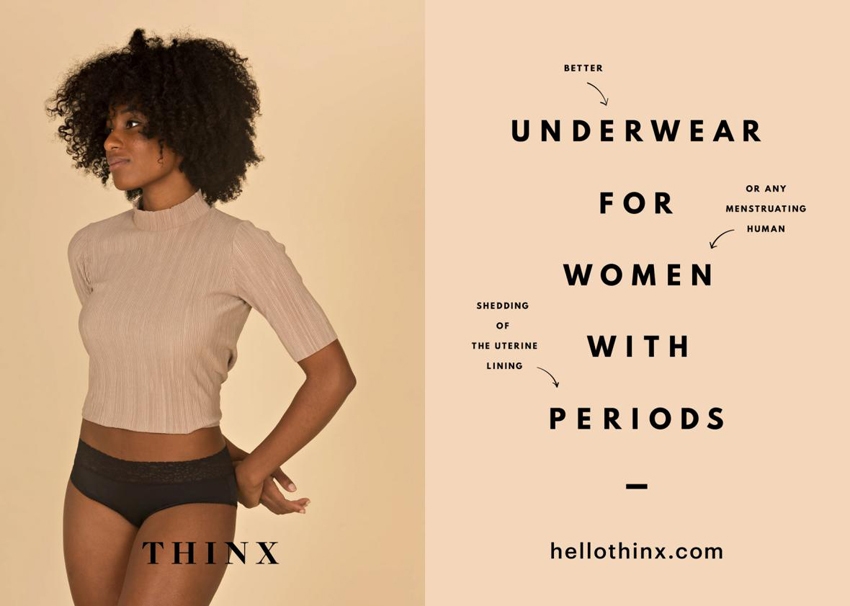 Campaña censurada de ropa para la menstruación