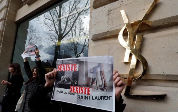 Campaña de Saitn Laurent acusada de 'incitar a la violación'