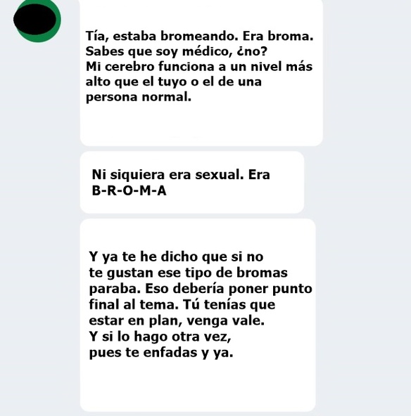 Conversación con un chico de Tinder