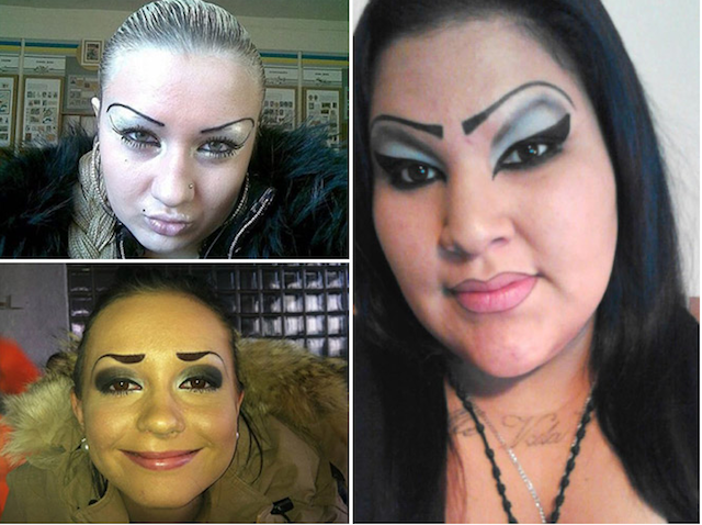 Las peores cejas de mujeres