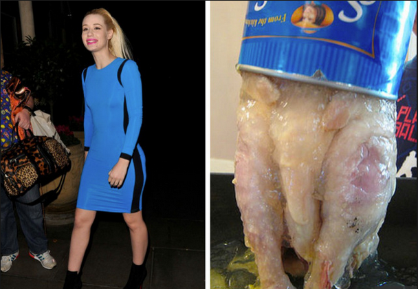 Comida que parece Iggy Azalea