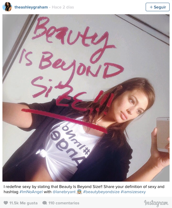 Campaña de Lane Bryant #ImNoAngel