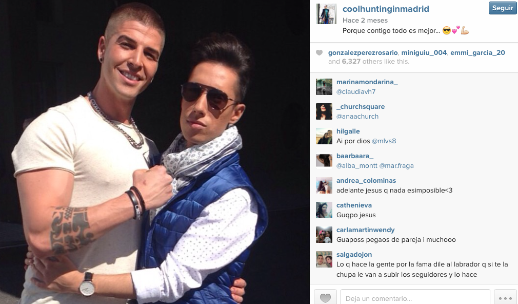 Jesús Reyes y Labrador juntos en Instagram